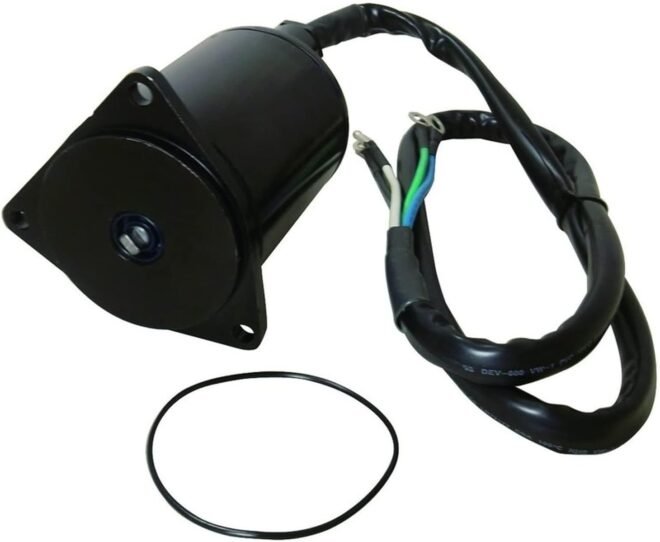 Tilt Trim Motor Compatible With 1990-1996 Yamaha 61A-43880-01 61A-43880-01-00 61A-43880-02 61A-43880-02-00 V6 Outboard 225-250HP 4 Wire